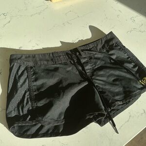 Roxy low waisted board shorts black